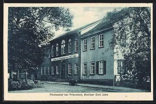 AK Frienstedt, Gasthaus Fürstenhof von Emil John