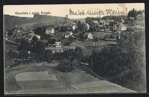 AK Bärenfels i. sächs. Erzgeb., Ortsansicht