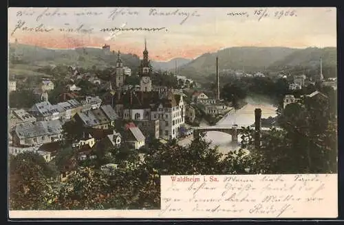 AK Waldheim i. Sa., Gesamtansicht