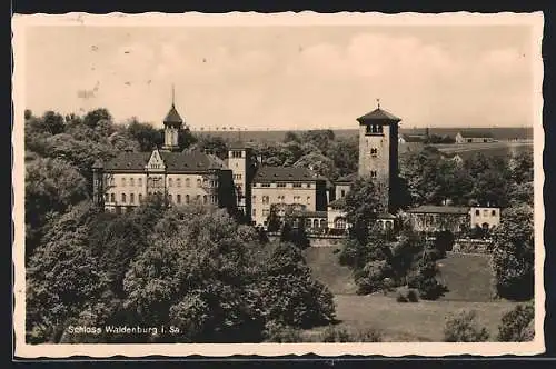 AK Waldenburg, Partie am Schloss