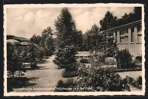 AK Mühlhausen i. V., Gasthaus und Sommerfrische Waldesrauschen