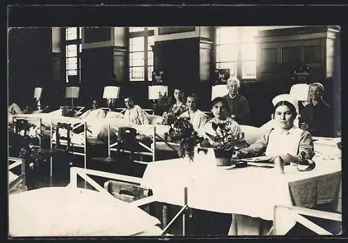 Foto-AK Frankfurt-Ginnheim, Krankenhaus