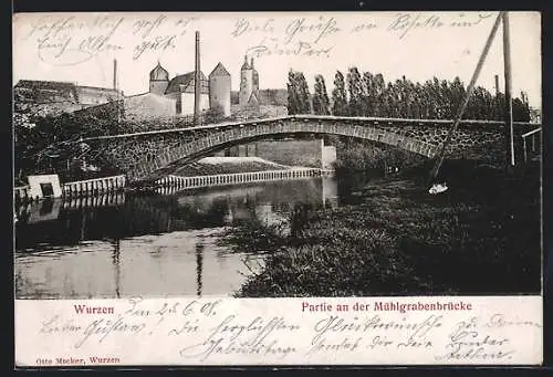 AK Wurzen, Mühlgrabenbrücke