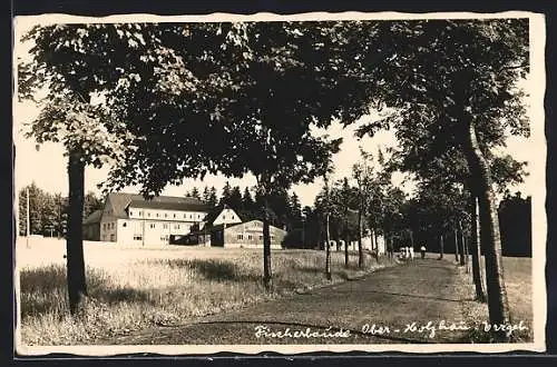 Foto-AK Oberholzhau /Erzgeb., Hotel Pension Fischerbaude