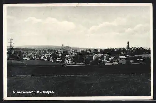 AK Niederwürschnitz / Erzgeb., Panorama