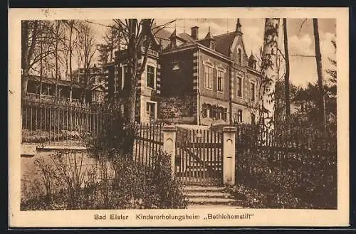 AK Bad Elster, Kindererholungsheim Bethlehemstift