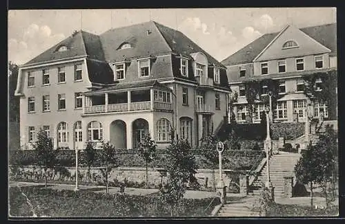 AK Gottleuba, Heilstätte, Männerhäuser 2 u. 4