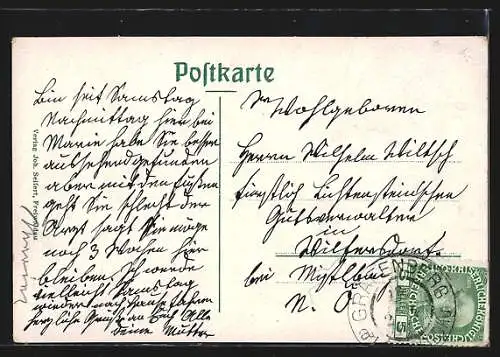 AK Bad Gräfenberg, Teilansicht der Ortschaft