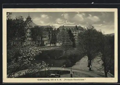 AK Gräfenberg, Blick auf das Priessnitz-Sanatorium