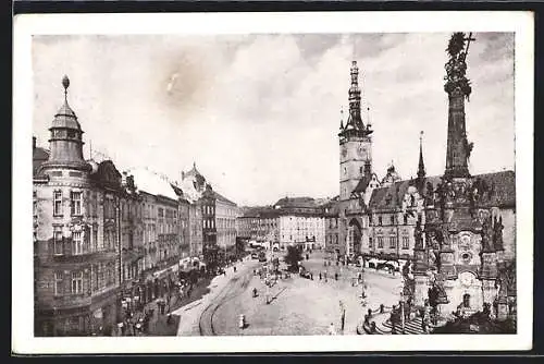 AK Olmütz, Oberring mit Dreifaltigkeitssäule