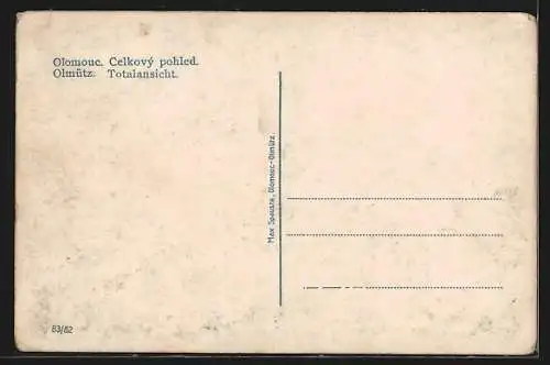 AK Olmütz / Olomouc, Totalansicht - Celkovy pohled