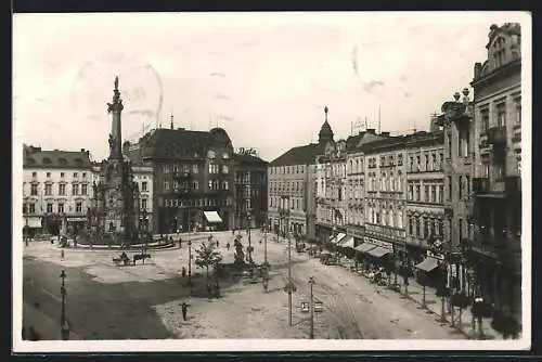 AK Olmütz / Olomouc, Masarykplatz