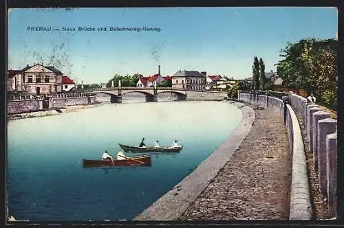 AK Prerau, Neue Brücke und Betschwaregulierung