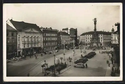 AK Olmütz, Hauptplatz, Mestske Divadlo
