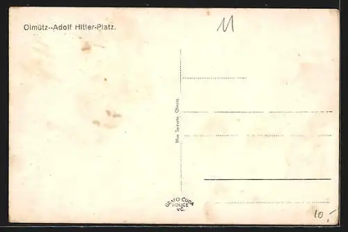 AK Olmütz, Hauptplatz, Mestske Divadlo