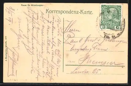 AK Olmütz, Oberring mit Dreifaltigkeitssäule