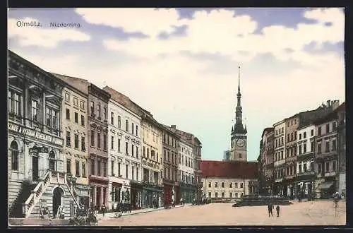 AK Olmütz, Strassenpartie am Niederring