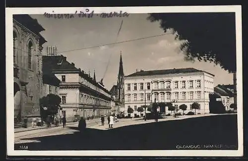 AK Olomouc /Olmütz, Nam. Republiky, Platz der Republik