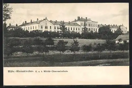 AK Mähr.-Weisskirchen, K. u. k. Militär-Oberrealschule