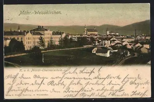 AK Mähr.-Weisskirchen, K. u. k. Militär-Oberrealschule