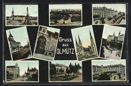 AK Olomouc, Gesamtansicht, Mestsky orioj, Metropolitni chram & Trida Josefa z Englu