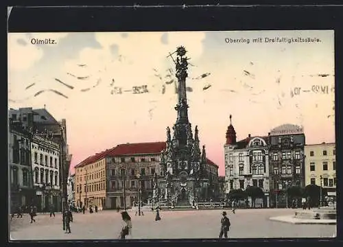 AK Olmütz, Oberring mit Dreifaltigkeitssäule