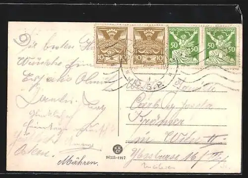 AK Olmütz, Oberring mit Dreifaltigkeitssäule