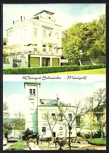 AK Boppard, Hotel-Weingut Hermann Schneider mit Minigolfanlage