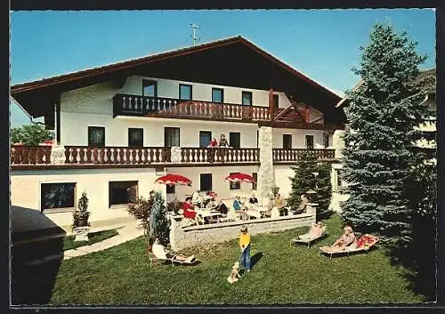 AK Wonneberg, Gasthof-Pension Schweizerhof mit Liegewiese