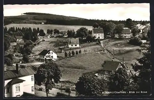 AK Altenau / Oberharz, Blick zur Rose