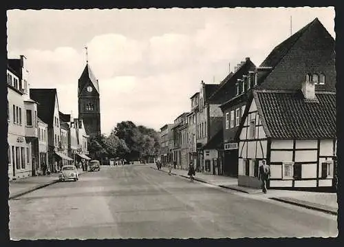 AK Langenfeld-Immigrath, Blick in die Solinger Strasse