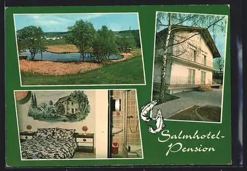 AK Salmtal-Salmrohr, Salmhotel-Pension, Bes. F. Lamberty, Bes. F. Lamberty