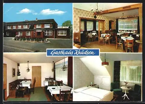 AK Utersum / Föhr, Café-Pension Gasthaus Knudsen