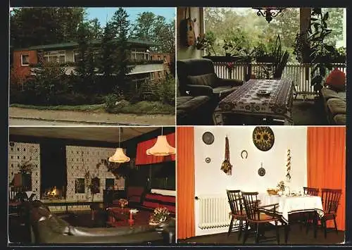 AK Sielbeck-Uklei, Café-Pension Zur Post, Inh. Otto & Ilse Koch