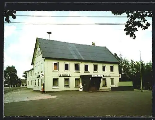 AK Stuvenborn / Segeberg, Gasthaus Stuvenborn - Zum goldenen Hahn, Inh. Walter Petersen