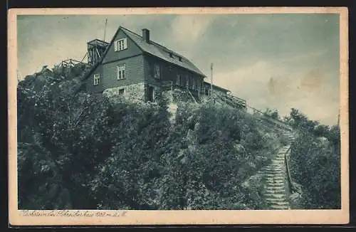 AK Hochsteinbaude, Aufgang zur Baude