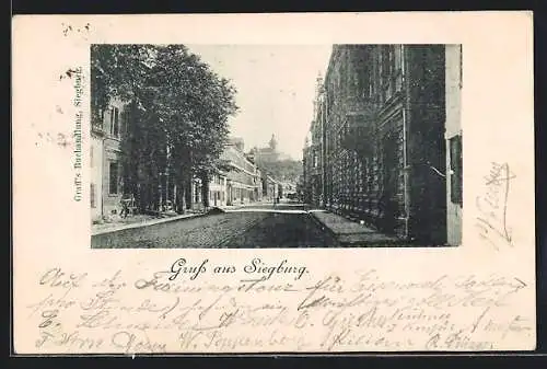 AK Siegburg, Strassenansicht