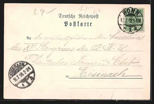 AK Siegburg, Strassenansicht