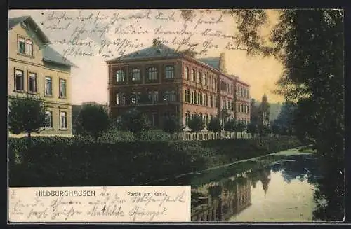 AK Hildburghausen, Partie am Kanal