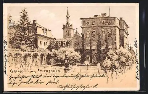 AK Ettersburg, an der Kirche
