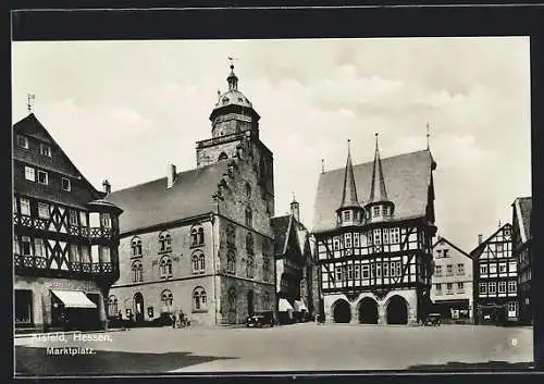 AK Alsfeld / Hessen, Marktplatz