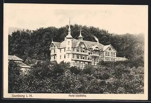 AK Ilsenburg i. H., Hotel Waldhöhe