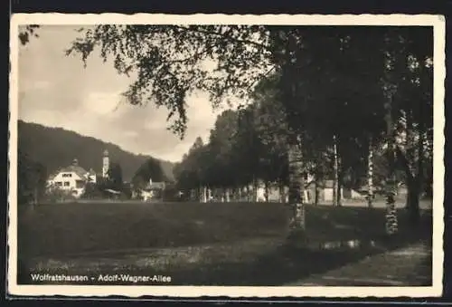 AK Wolfratshausen, Teilansicht mit Adolf-Wagner-Allee