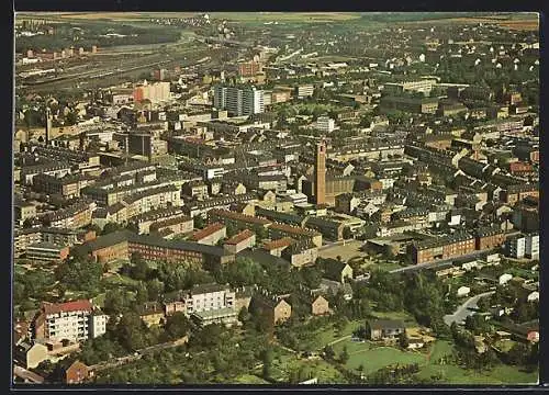 AK Düren, Panorama, Luftbild