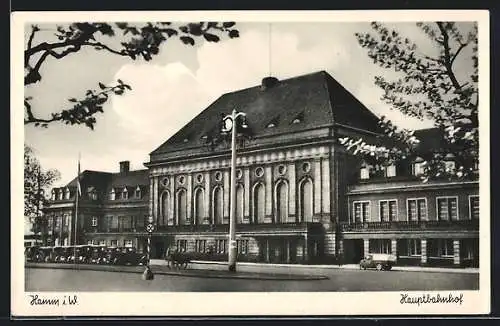 AK Hamm, Autos vor dem Hauptbahnhof