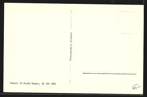 AK Sarajevo, Carsija, Strassenpartie mit Moschee