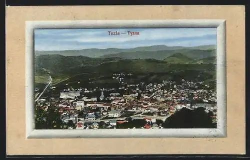 AK Tuzla, Totalansicht aus der Vogelschau