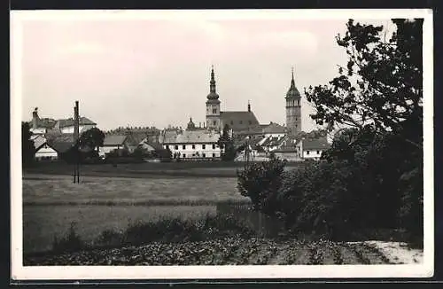 AK Wischau, Ortsansicht mit Kirche