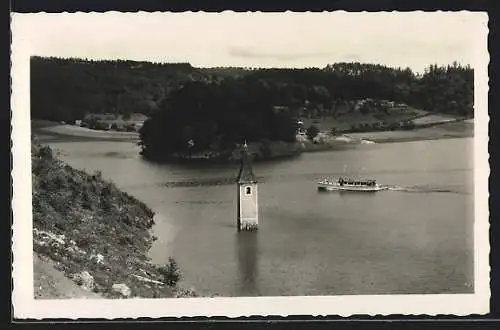 AK Frain Thaya, Partie auf dem See der Frainer Talsperre