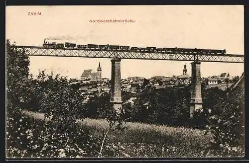 AK Znaim, Nordwestbahnbrücke